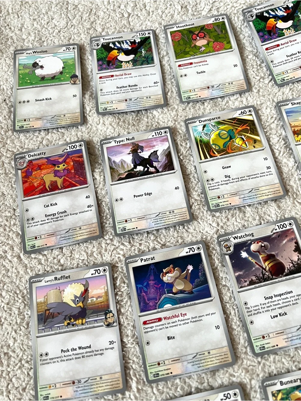 Pokemon Bulk Normal Common TCG 20 Cards